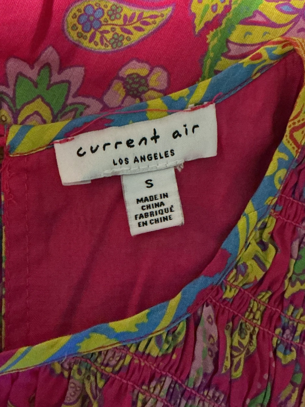 Current Air Women’s Colorful Bohemian Top - Picture 2 of 10